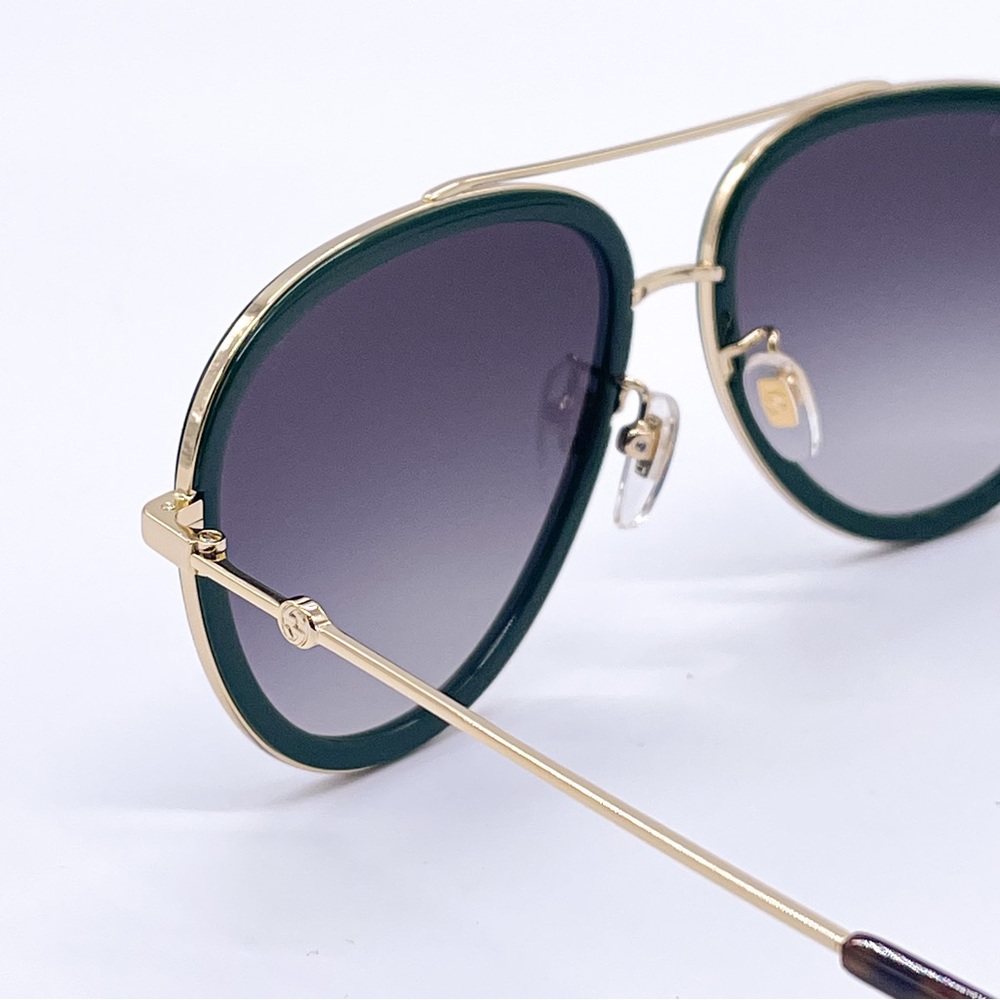 NEW GUCCI GG0062S 003 AVIATOR FRAME SUNGLASSES GUCCI - Picture 6 of 13